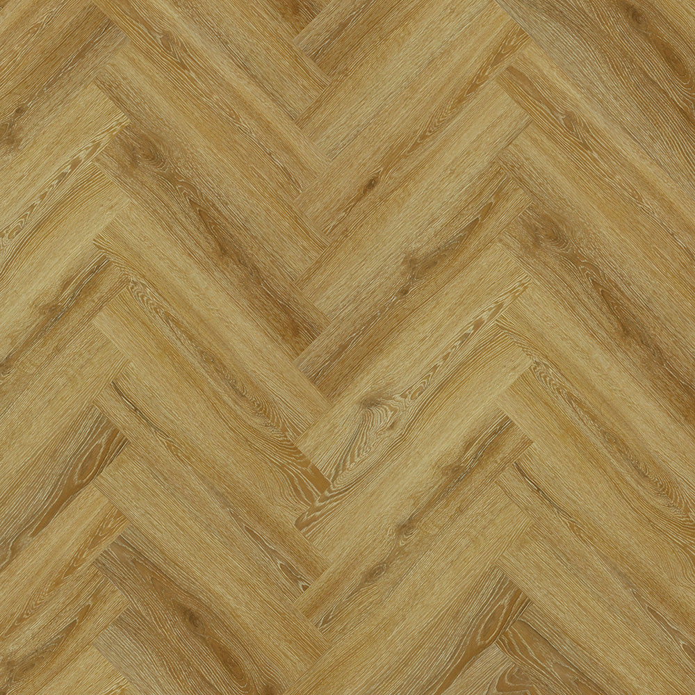 Lusso Portofino Dry Back Herringbone Sunshine Oak