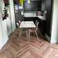 Lusso Portofino Herringbone Voyager Oak Glue Down LVT Vinyl Flooring