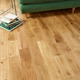 Lusso Modena Brushed & Lacquered Engineered Oak 125mm