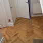 Lusso Uniqo Herringbone Natural Brushed & Lacquered Engineered Oak