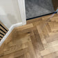 Lusso Uniqo Herringbone Natural Brushed & Lacquered Engineered Oak