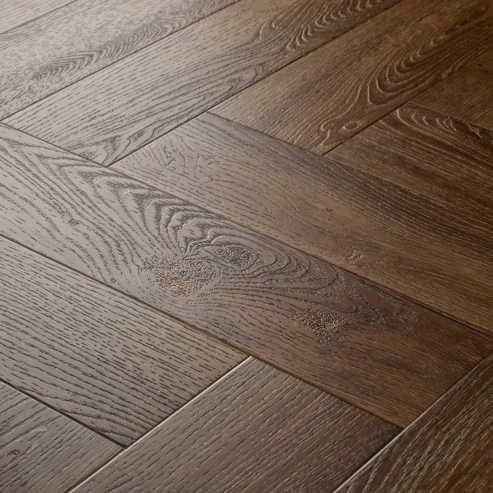 Elements Inspirations Herringbone Espresso EIH02 Glue Down LVT Vinyl Flooring