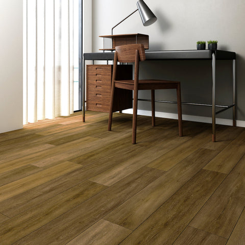 Lusso Bari Classic Oak Plank Glue Down LVT Vinyl Flooring