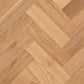 Lusso Carrara Luxe Natural Brushed & Oiled Oak Herringbone Engineered Wood Flooring