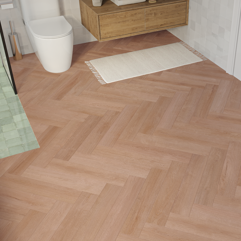 Lusso Ercolano Wildscape Oak Herringbone SPC Click Vinyl Flooring