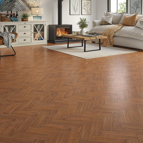 Lusso Novara Luxe Honeycomb Herringbone Engineered Oak