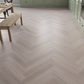 Lusso Taranto Woodland Oak Herringbone SPC Click Vinyl Flooring