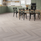 Lusso Taranto Woodland Oak Herringbone SPC Click Vinyl Flooring