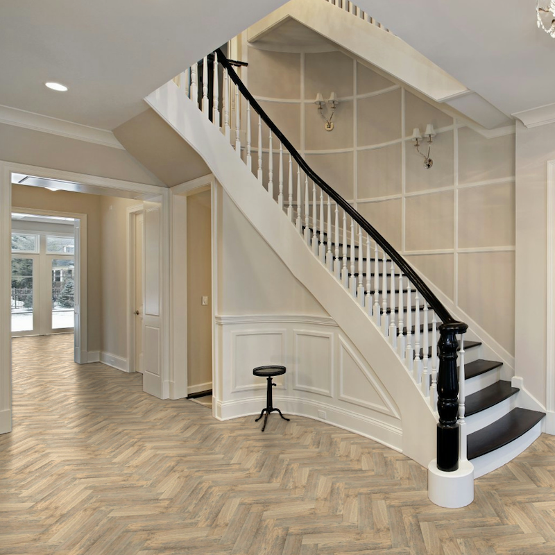 Lusso Vernazza Oak Herringbone Flooring