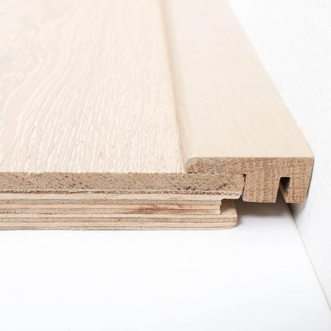 Lusso White Oak End Profile - SS7 - Available Lengths 900mm & 2700mm